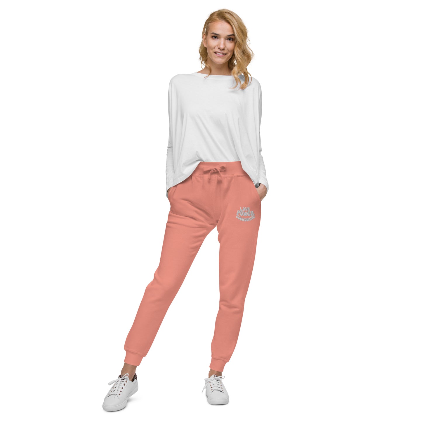 WOMEN's LOVE,POWER,SOUNDMIND  fleece sweatpants