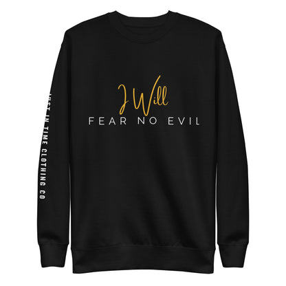 Women's I WILL FEAR NO EVIL Premium Sweatshirt