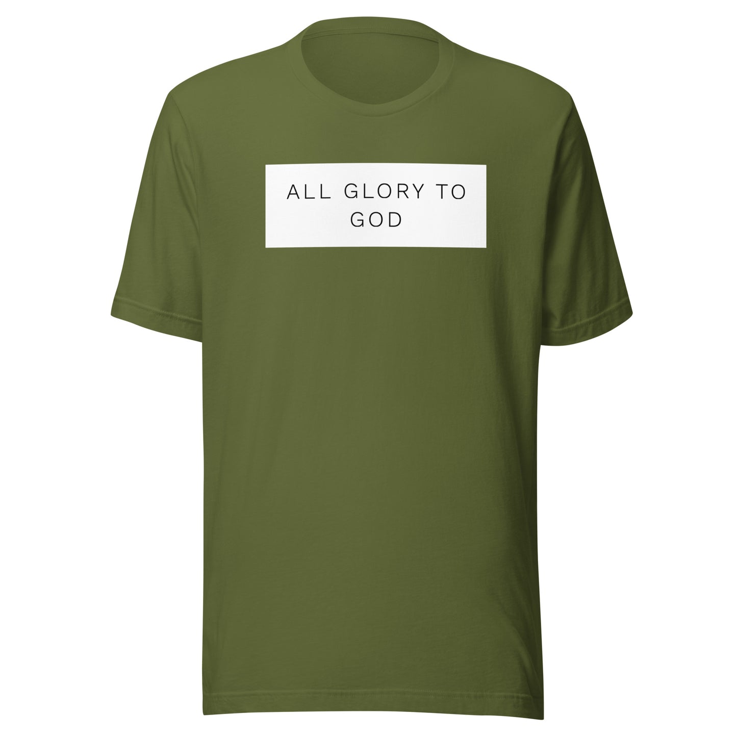 ALL GLORY TO GOD Unisex t-shirt