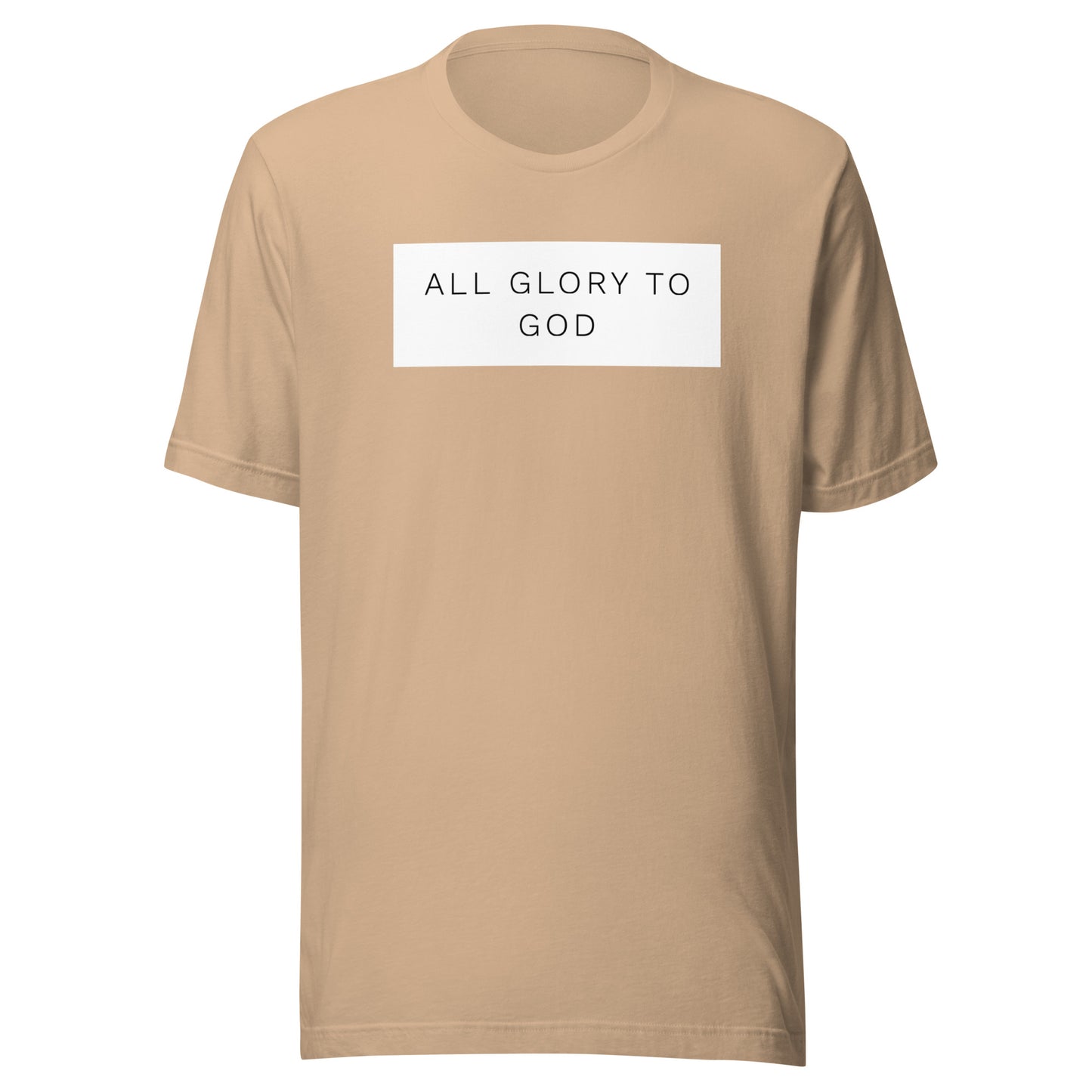 ALL GLORY TO GOD Unisex t-shirt