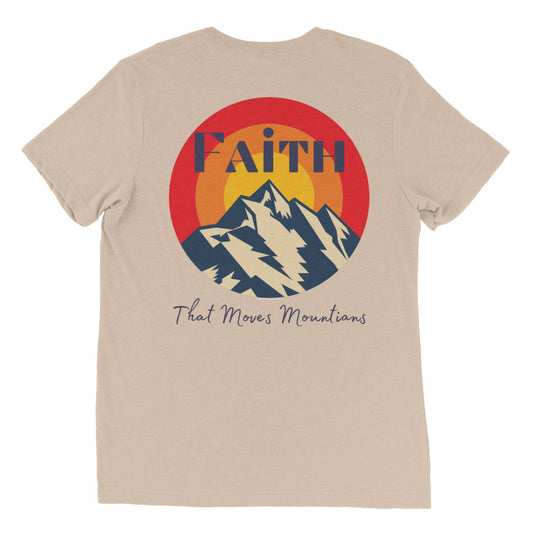 FAITH MOVES MOUNTAINS Short sleeve t-shirt