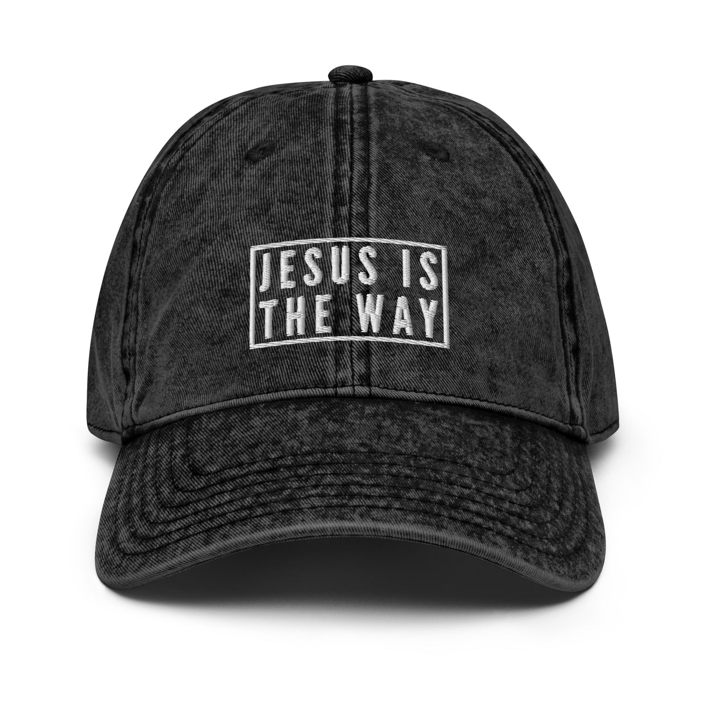 JESUS IS THE WAY Vintage Cotton Twill Cap