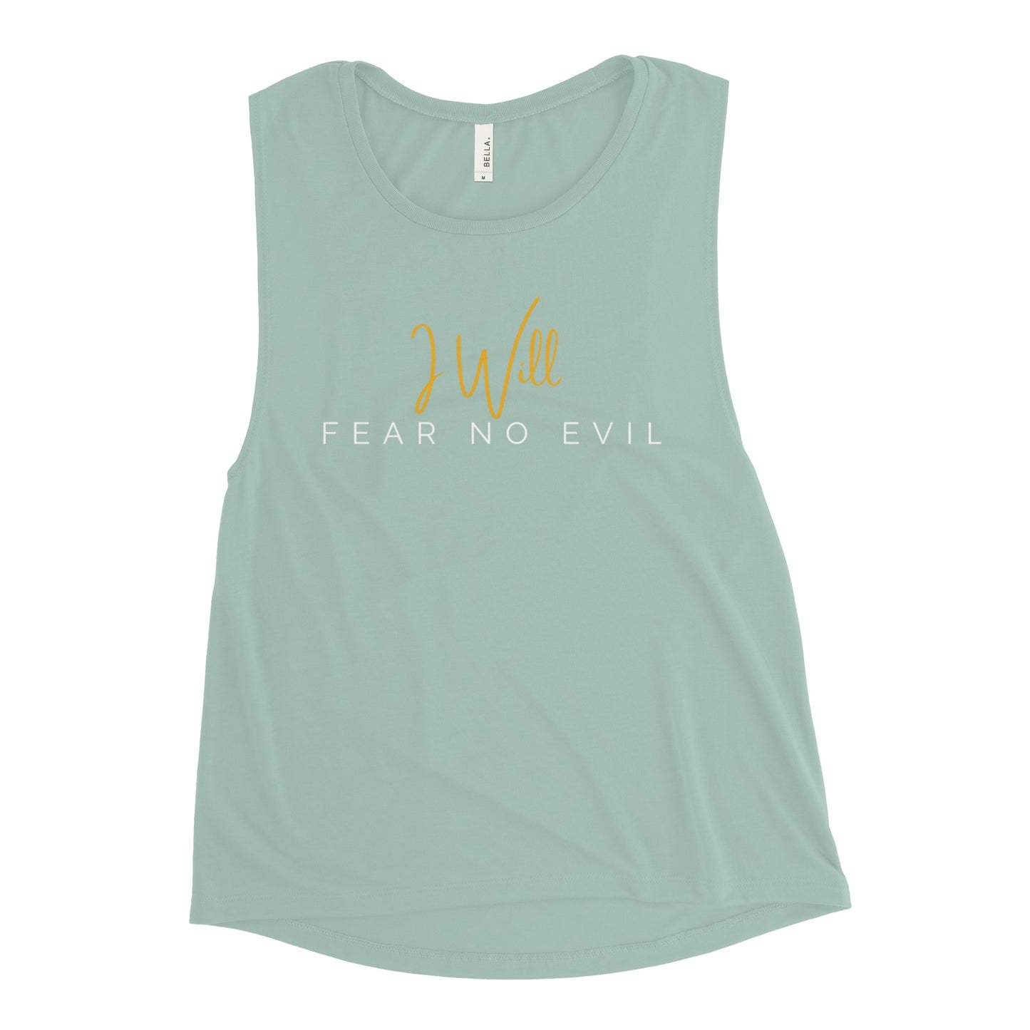 Ladies’ Athletic I WILL FEAR NO EVIL Muscle Tank